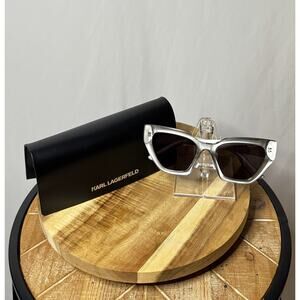 Karl Lagerfeld Sunglasses silver one size NWT